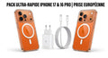 Coque iPhone 17/18 pro chargeur rapide câble usb-c